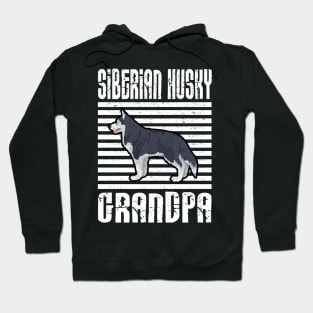 Siberian Husky Grandpa Proud Dogs Hoodie